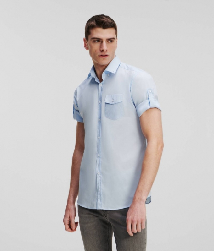 MEN'S Casual Shirt - Pale Pink