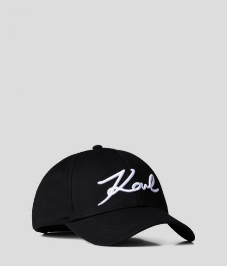 WOMEN'S K/SIGNATURE CAP - Black