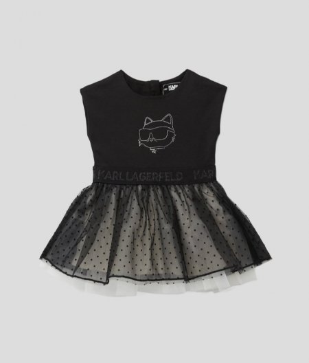 BABY IKON CHOUPETTE TUTU DRESS - Black/White