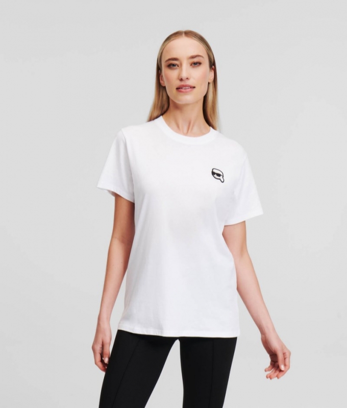 WOMEN'S IKON PATCH T-SHIRT - White