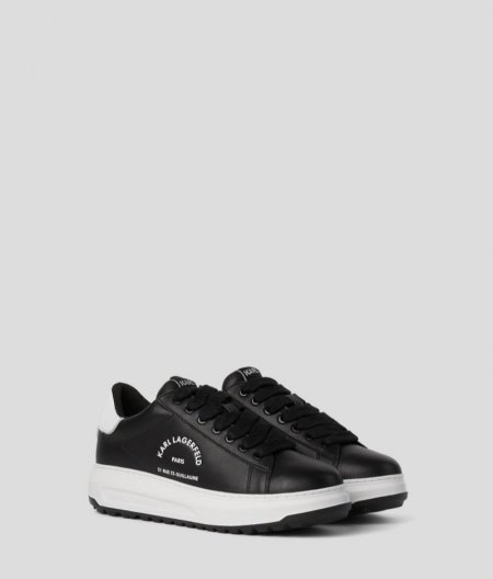 MEN'S RUE ST-GUILLAUME KAPRI LUG SNEAKERS - Black/White