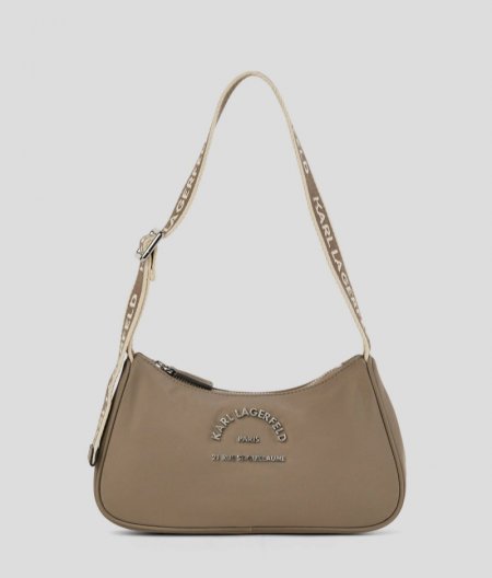 WOMEN'S RUE ST-GUILLAUME METAL LOGO SHOULDER BAG - Ash Grey