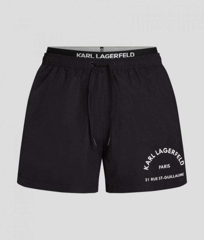 MEN'S RUE ST-GUILLAUME BOARDSHORTS - Black