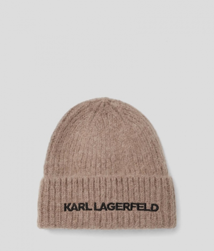 WOMEN'S K/ESSENTIAL BEANIE - Cement