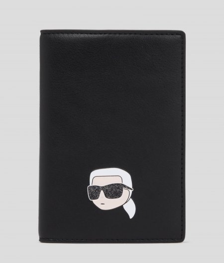 WOMEN'S IKON PASSPORT HOLDER - Black