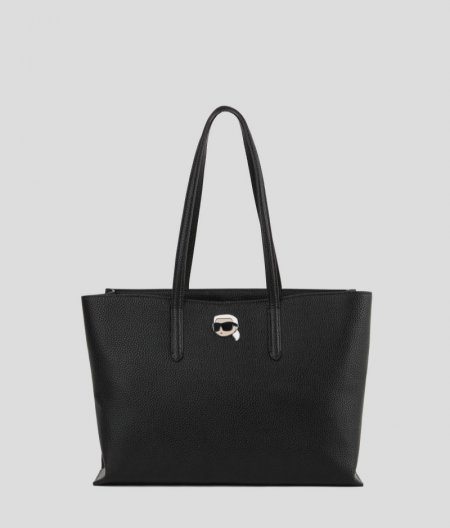 WOMEN'S IKON PEBBLE LARGE TOTE BAG - Black