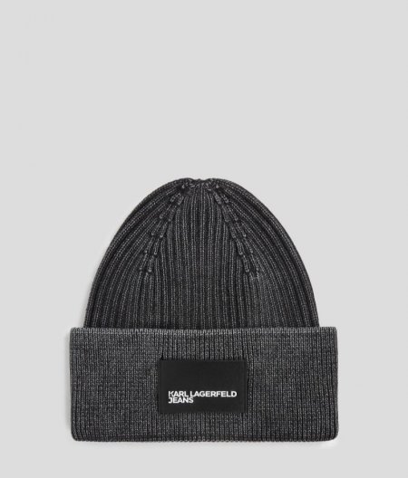 MEN'S ACID WASH BEANIE - Washed Black