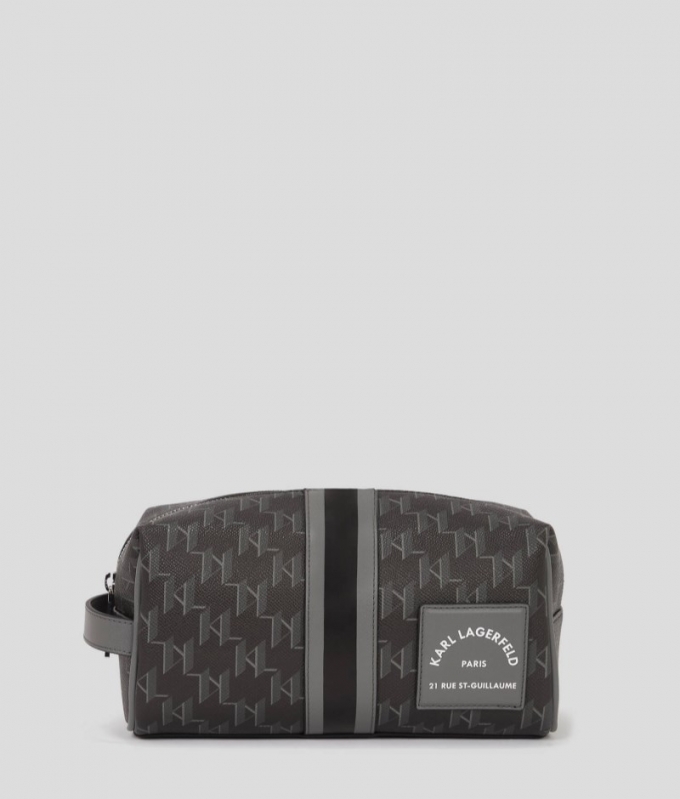 MEN'S K/KANVAS WASHBAG - Black/Gray