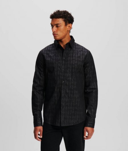 MEN'S KARL KAMEO SHIRT - Black