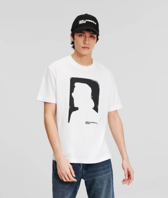 MEN'S KLJ KARL KAMEO T-SHIRT - BLACK