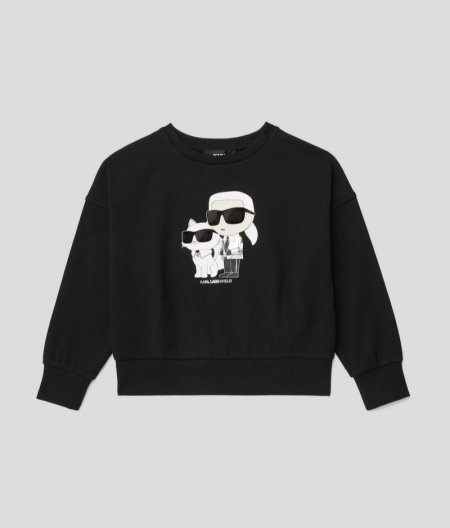 GIRLS IKON SWEATSHIRT - Black