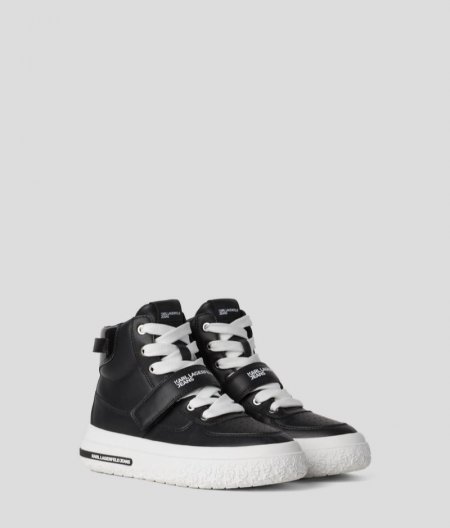 WOMEN'S KLJ KUP STRAP HI-TOP SNEAKERS - Black/White