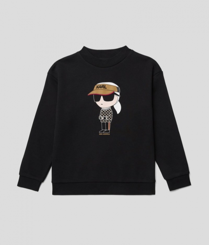 BOYS IKON KARL SWEATSHIRT - Black