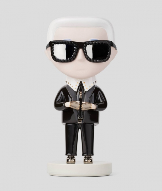 WOMEN'S KARL X BOSA ROCK KARL SCULPTURE - Black/White