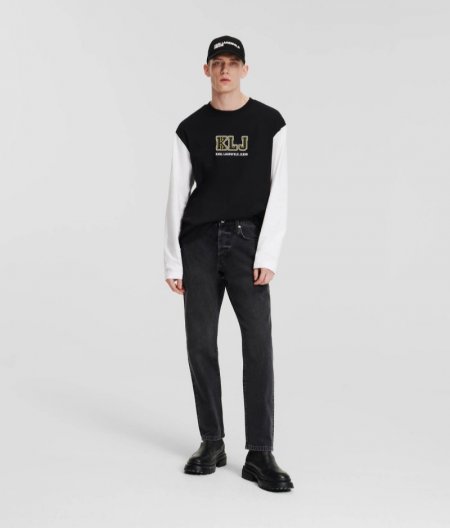 MEN'S KLJ TAPERED JEANS - STONE BLACK