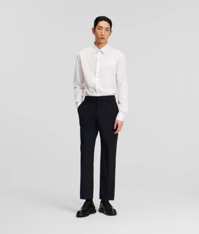 MEN'S TAILORED PANTS - Black Iris