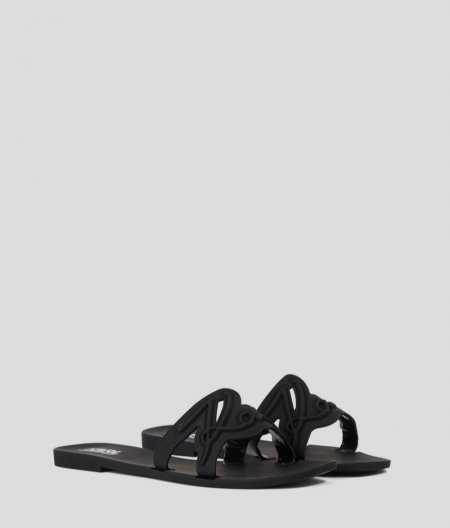 WOMEN'S Jelly Signature Slide - Black