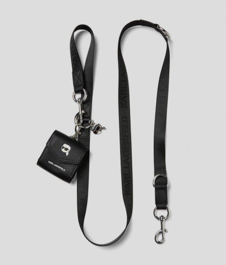 WOMEN'S K/PET LEASH AND POUCH - Black