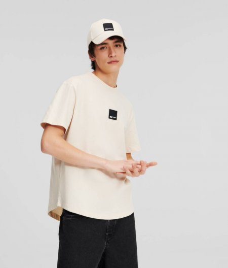 MEN'S KLJ CURVED HEM T-SHIRT - Whitecap Gray