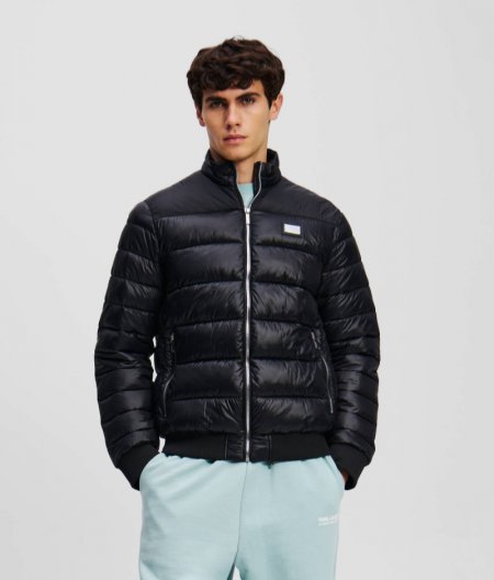 MEN'S QUILTED JACKET - Black