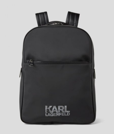 MEN'S LOGO BACKPACK - Black