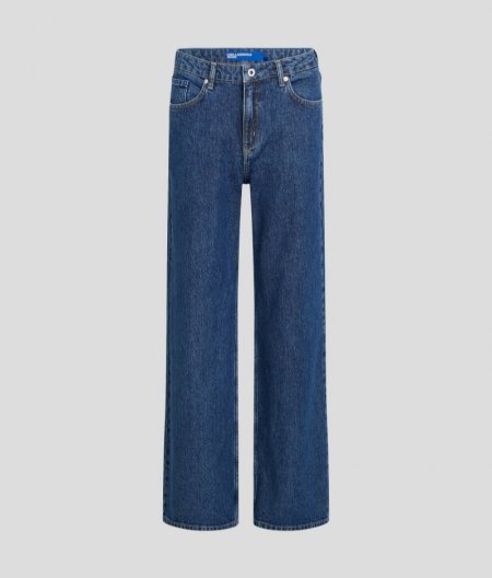 WOMEN'S KLJ MID-RISE RELAXED JEANS - DARK BLUE