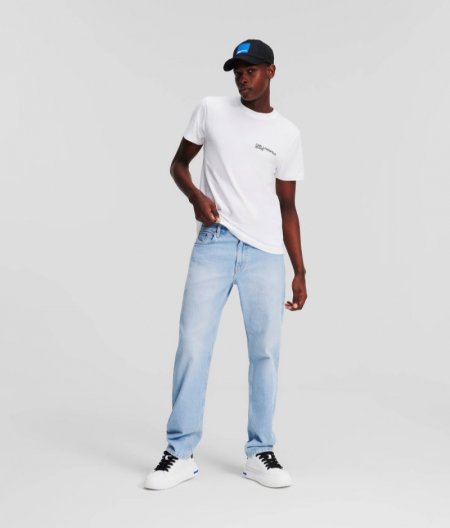 MEN'S KLJ STRAIGHT JEANS - WASHED LIGHT BLUE