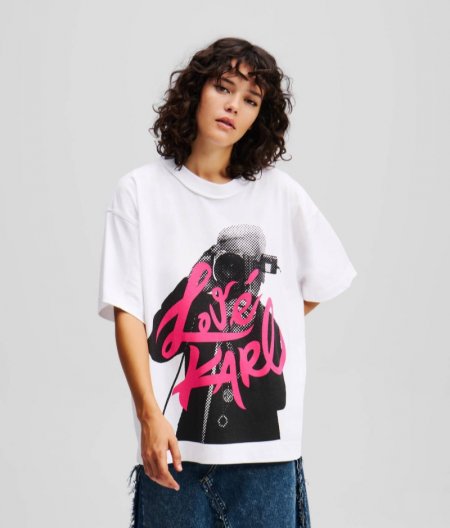 WOMEN'S KLJ X ATELIER RESERVÉ PRINT T-SHIRT - White