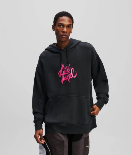 MEN'S KLJ X ATELIER RESERVÉ HOODIE - Washed Black