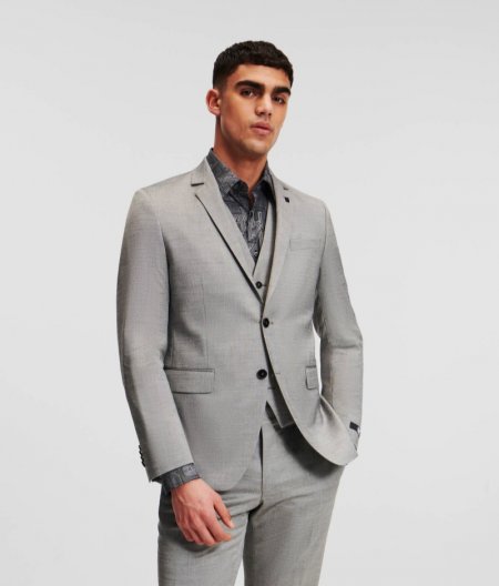 MEN'S THREE-PIECE SUIT - Black