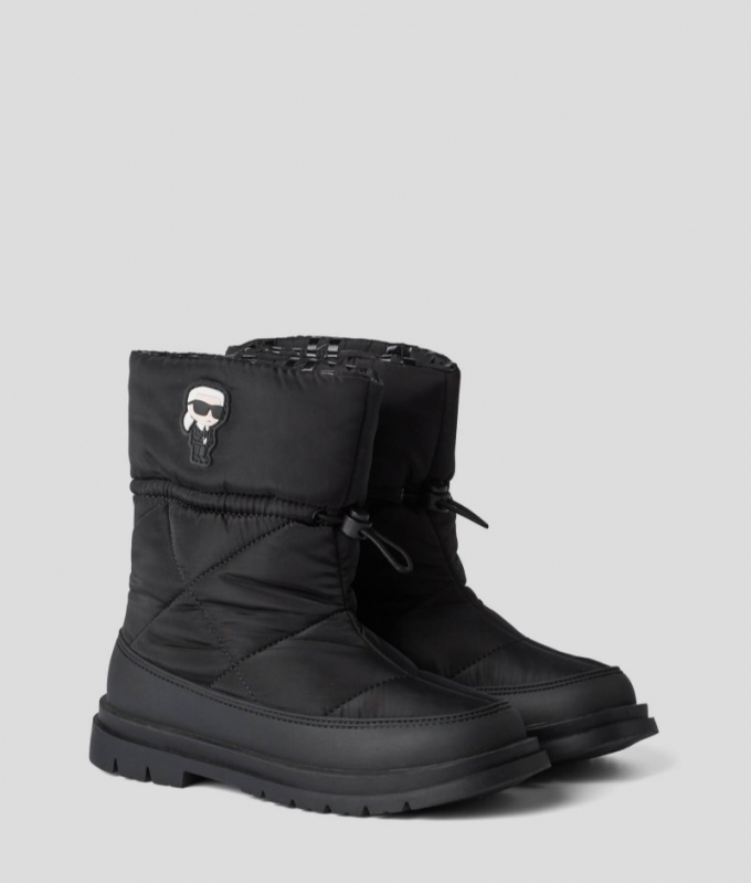 IKON KIDS SNOW BOOTS - Black