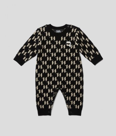 BABY IKON JUMPSUIT - Black/White