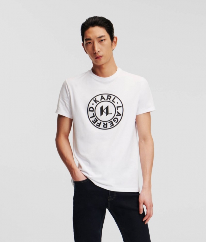 MEN'S CIRCLE LOGO T-SHIRT - White