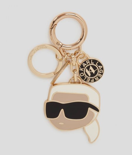 WOMEN'S IKON KARL KEYCHAIN - Light Gold