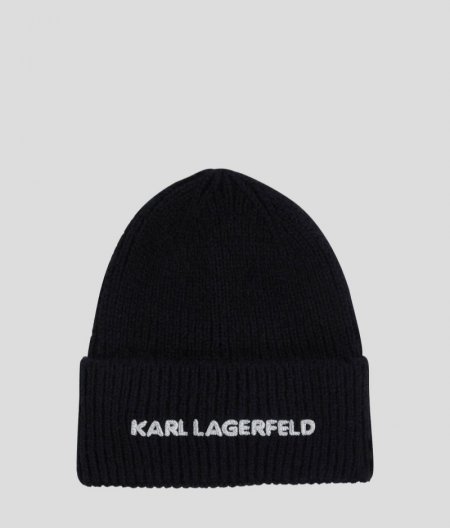 WOMEN'S K/ESSENTIAL BEANIE - Black