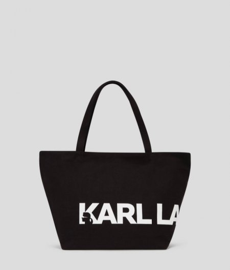 WOMEN'S K/ESSENTIAL OVERSIZED LOGO SHOPPER - Natural