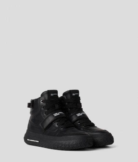 WOMEN'S KLJ KUP STRAP HI-TOP SNEAKERS - Black