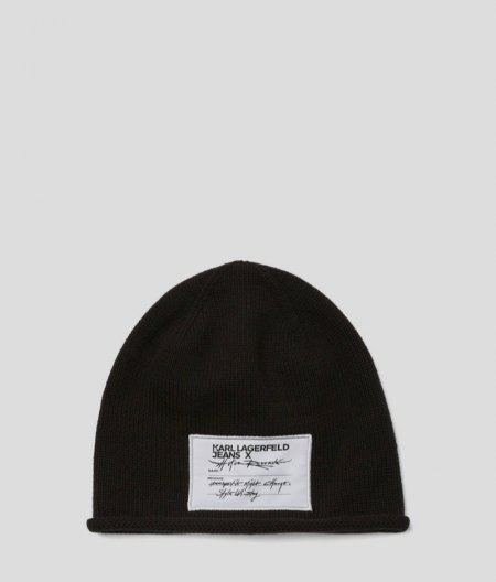 WOMEN'S KLJ X ATELIER RESERVÉ BEANIE - Washed Black