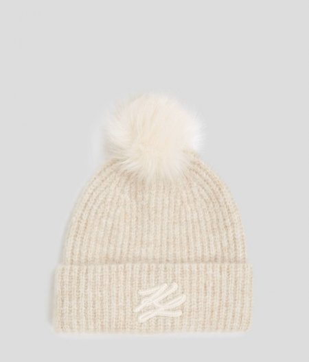 WOMEN'S K/AUTOGRAPH BEANIE - Trench Beige