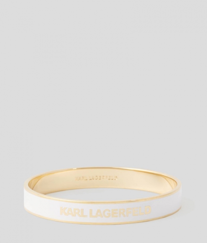 WOMEN'S K/ESSENTIAL LARGE BANGLE - White