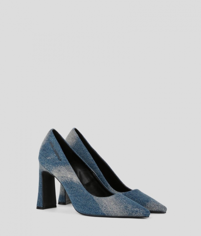 WOMEN'S PANACHE HIGH HEELS - DENIM BLUE