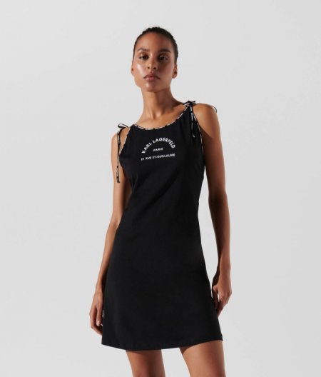 WOMEN'S RUE ST-GUILLAUME BEACH DRESS - Black