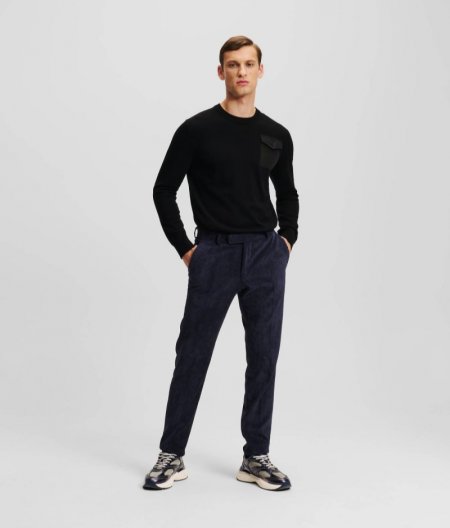 MEN'S TAILORED TROUSERS - Navy