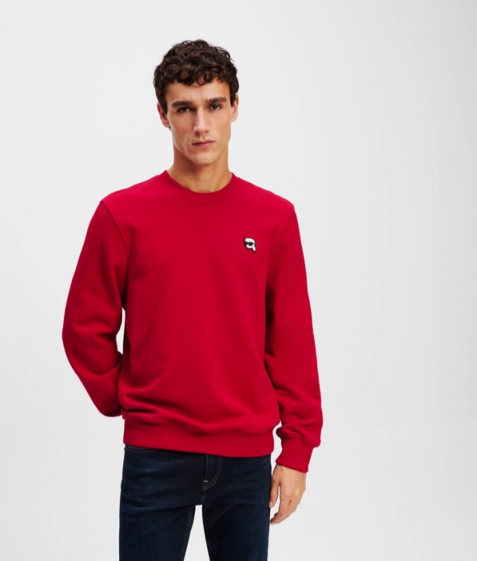 MEN'S KARL IKON PATCH SWEATSHIRT - Scarl Sage