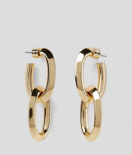 WOMEN'S K/CHAIN EARRINGS - Gold