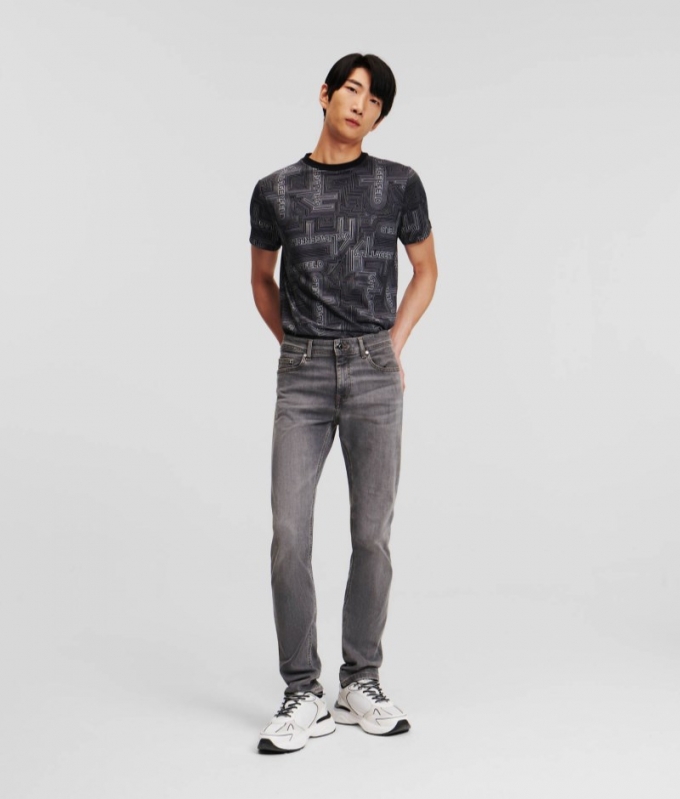 MEN'S CLASSIC JEANS - Silver