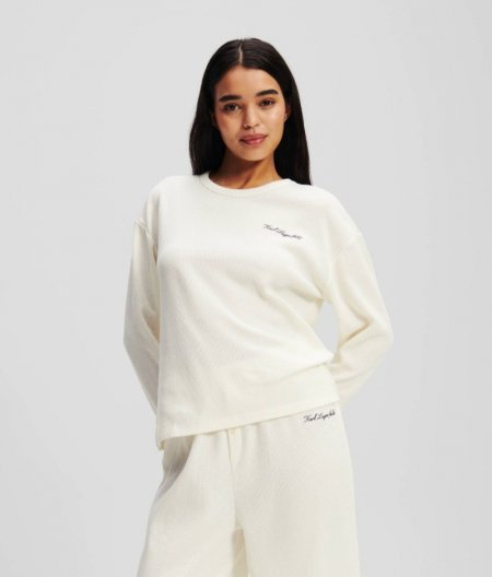 WOMEN'S HOTEL KARL PAJAMA SET - Cannoli Cream