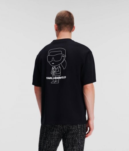 MEN'S IKON KARL OUTLINE T-SHIRT - White