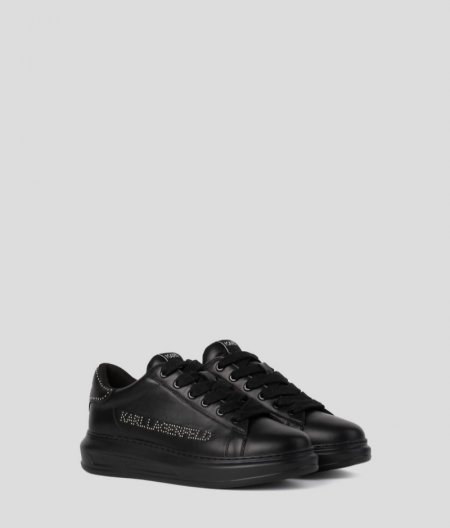 MEN'S KAPRI STUDDED SNEAKERS - Black