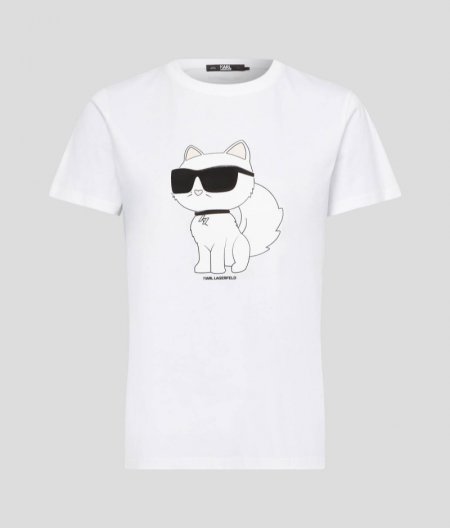 WOMEN'S KARL IKON CHOUPETTE T-SHIRT - White